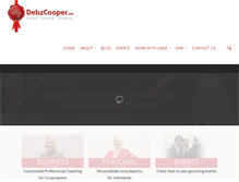 Tablet Screenshot of debzcooper.com